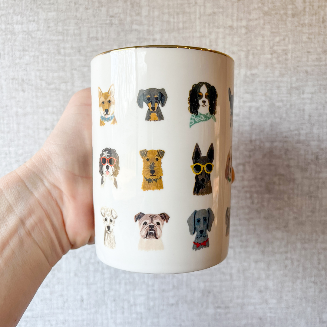 Dog Days Porcelain Mug