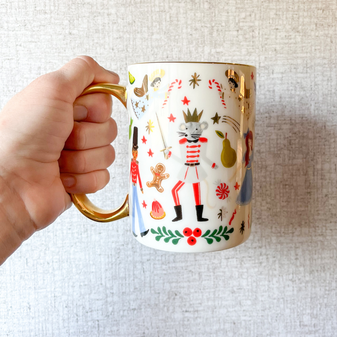 Nutcracker Porcelain Mug