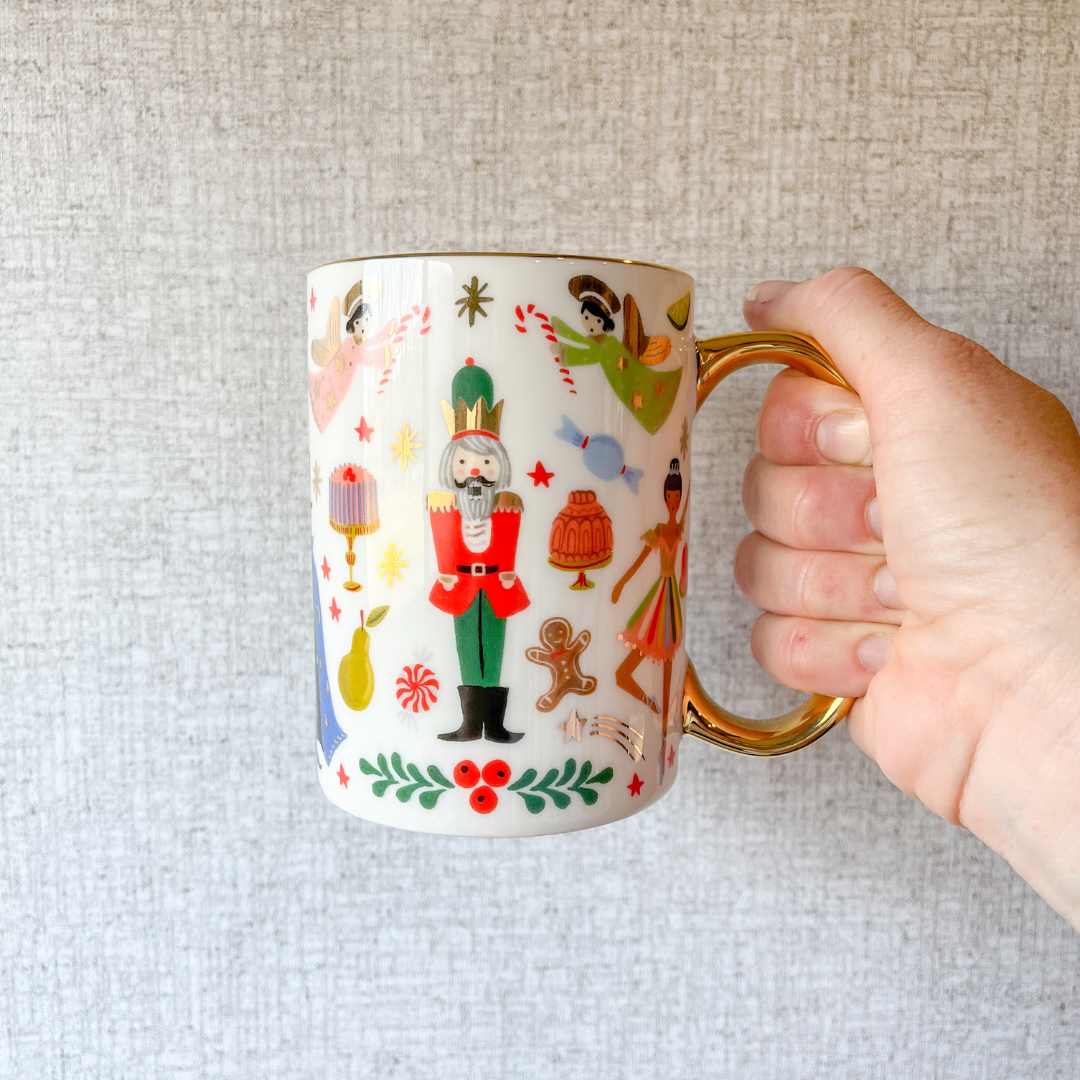 Nutcracker Porcelain Mug